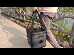 กระเป๋าเก็บความเย็น 24 กระป๋องหุ้มฉนวนพร้อมวัสดุ Hypalon กระเป๋าด้านหน้า