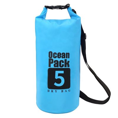 กระเป๋ากันน้ำ PVC กันน้ำกลางแจ้ง 500D พร้อมความจุ 5L 10L 15L