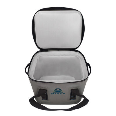 Small Soft 24 Can Cooler Bag ทนทานนำมาใช้ใหม่สำหรับฉนวนเบียร์