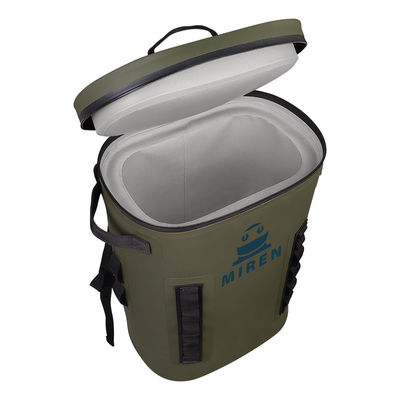 Army Green Soft Cooler Backpack กันน้ำ นำกลับมาใช้ใหม่ได้ OEM