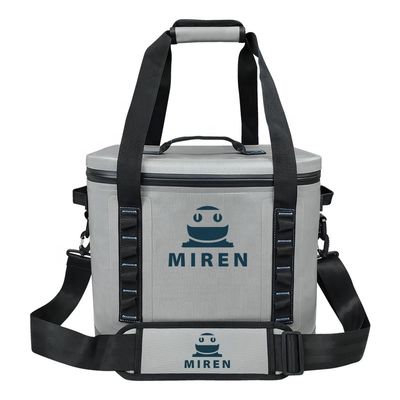 กระเป๋าเก็บความเย็นอาหารกลางวันหุ้มฉนวน 30 กระป๋องกันน้ำรั่วซึม