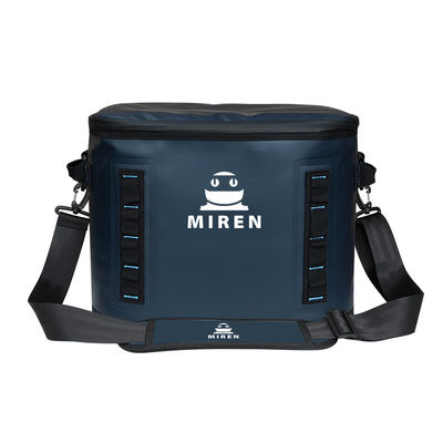 ซิปถูกเย็บ 30 กระเป๋าเย็นกระเป๋าเย็น 20L ความจุใหญ่ กระเป๋าเย็นอ่อนสําหรับงานพิกนิคและทริปชายหาด